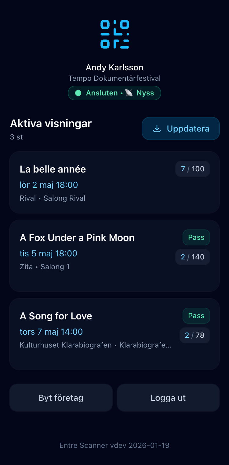 Scantré scanner app